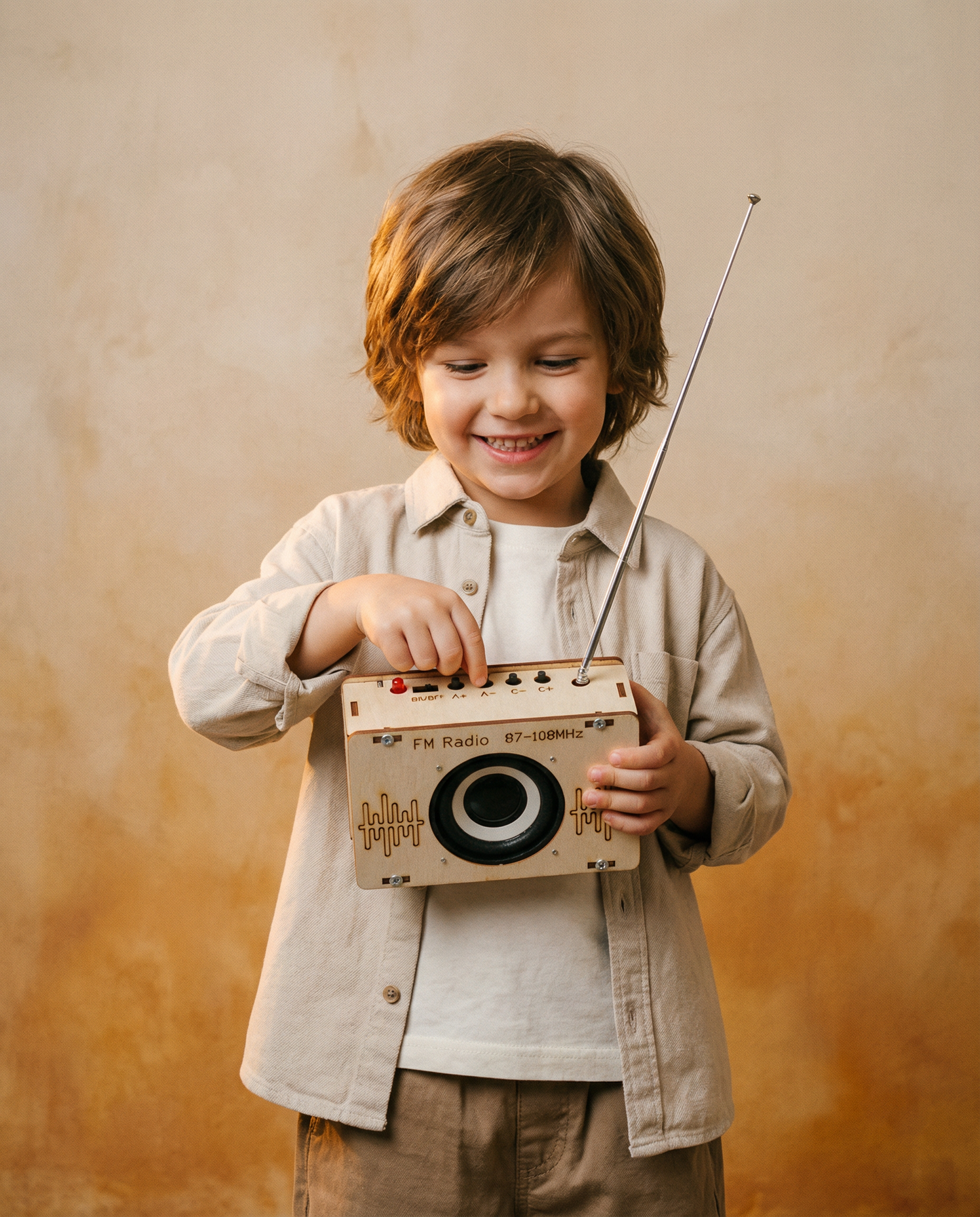 DIY Houten Radio Bouwpakket voor Kinderen
